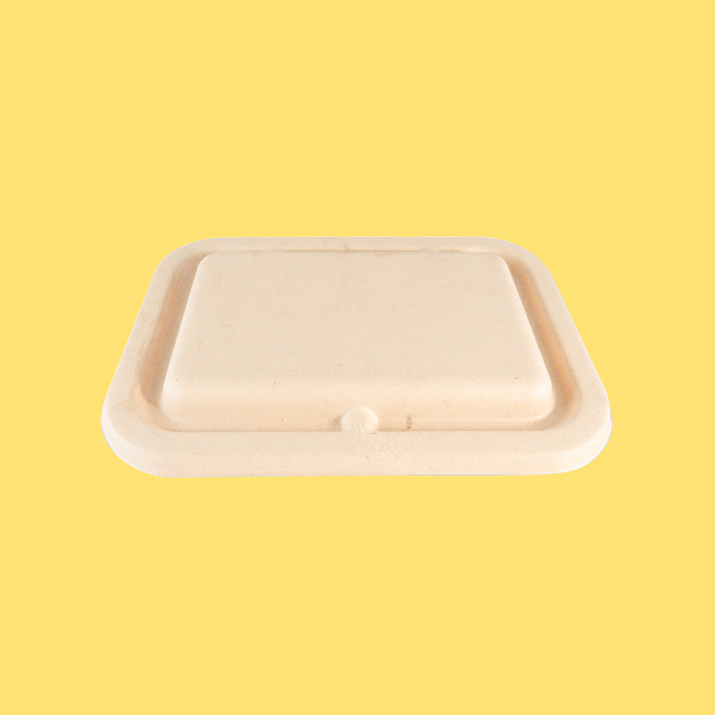 Tapa de Trigo Lunch Box Desechable y Biodegradable De 9x7 - We Care