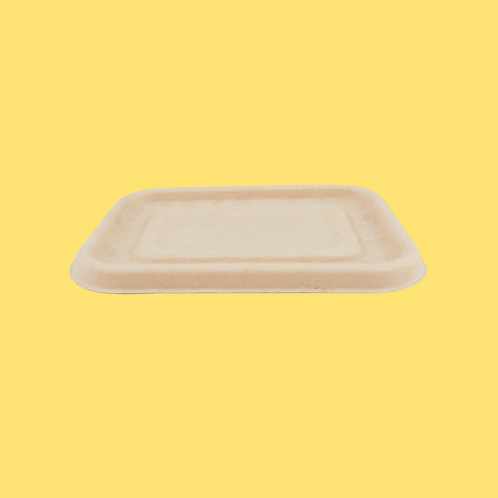 Tapa de Trigo Lunch Box Desechable y Biodegradable De 10x7 - We Care