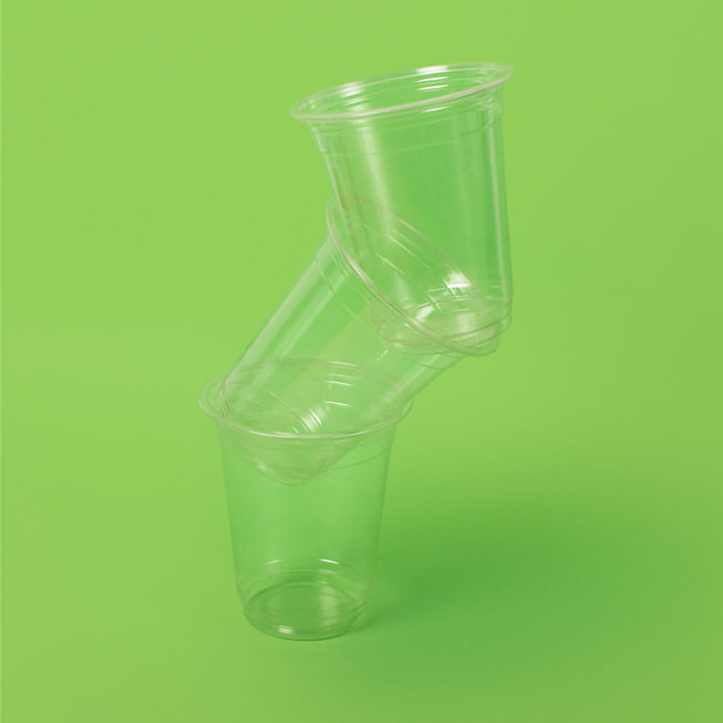 Vaso Transparente Desechable y Biodegradable De 9 oz - We Care