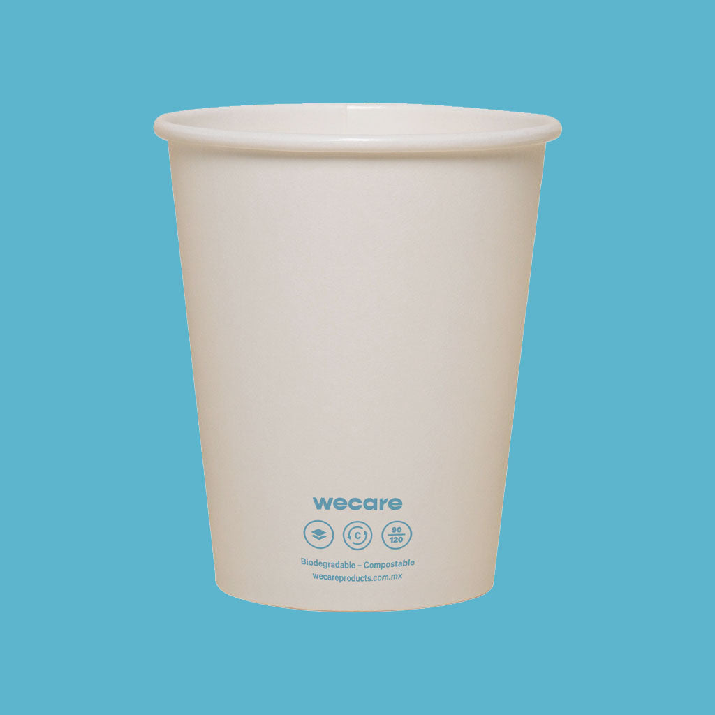 Vaso Térmico Desechable y Biodegradable De 12 oz - We Care